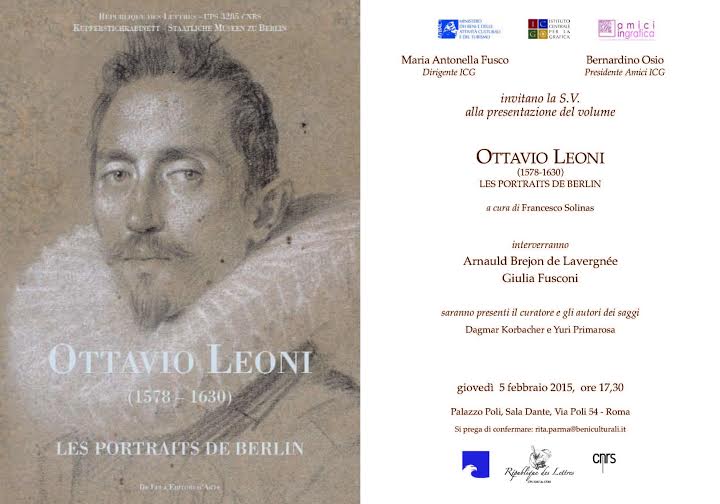 Ottavio Leoni (1578-1630) Les portraits de Berlin